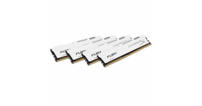 Модуль памяти Kingston 64GB DDR4 2133 DIMM HyperX FURY White HX421C14FWK4/64 Non-ECC, CL14, 1.2V, Kit (4x16GB), Retail