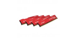 Модуль памяти Kingston 64GB DDR4 2666 DIMM HyperX FURY Red HX426C16FRK4/64 Non-ECC, CL16, 1.2V, Kit (4x16GB), Retail