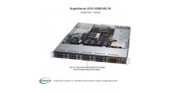 Серверная платформа Supermicro SYS-1028R-WC1RT 1U 2xLGA2011 Intel C612,16xDDR4, 10x2.5" HDD, LSI3108,2x10G, 2x700W