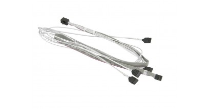 Кабель Supermicro CBL-SAST-0591 - Cable SAS 4xSATA - SFF-8643, 0.75m (4xSATA - Mini-SAS HD) crossover