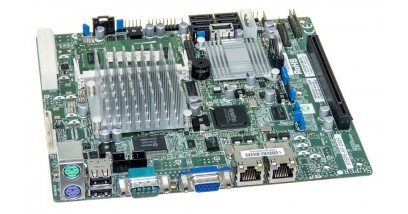 Материнская плата Supermicro X7SPE-HF-D525 Atom D525/iICH9R/2xDDR3 SO-DIMM/6xSATA/VGA/IPMI/2xGlan/ Flex ATX (OEM)