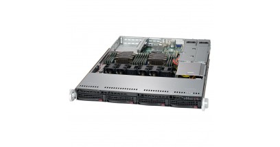 Серверная платформа Supermicro SYS-6019P-WTR 1U 2xLGA3647 C621, 12xDDR4, 4x3.5"" bays, 2x1GbE, IPMI 2x750W