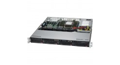 Серверная платформа Supermicro SYS-5019P-MT 1U 1xLGA3647 iC622, 8xDDR4, 4x3.5" bays, 2x10GbE, IPMI 350W