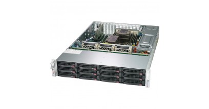 Серверная платформа Supermicro SSG-6029P-E1CR12H 2U 2xLGA3647 3.5"" SAS3/SATA3 x12 LSI3108 10G 2P 2x1200W