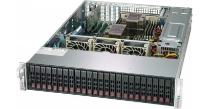 Серверная платформа Supermicro SSG-2028R-ACR24H 2U 2xLGA2011 16 DIMMs, 24 x 2.5"" hot swap bays, SAS3 (3 x LSI3108), 2 x 10GbE, IPMI 2x920W