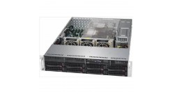Корпус Supermicro CSE-825TQC-R1K03LPB 2U 8x 3.5" Hot-swap SAS3/ SATA Drive Bays & 2x Fixed 3.5" Drive Bays, 1000W Redundant PWS, SAS3(12 Gbps)