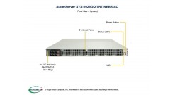 Серверная платформа Supermicro SYS-1029GQ-TRT 1U (Up to 4 NVIDIA GPU) 2xLGA3647 ..