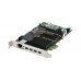 Карта хоста TERADICI TERA 2240 (292C) PCoIP Quadl-DP Ports PCIe x1 3.0 4Gbit mini-DisplayPort x 4+Fiber (3292C002100 / 3292C004100)