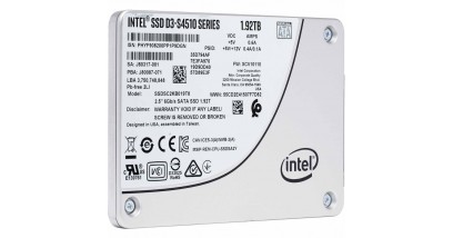 Накопитель SSD Intel 1.9TB DC D3-S4510 SATA 2.5" 490/500MB/s 72k/33k IOPS 1DWPD 7mm (963343) (SSDSC2KB019T801)