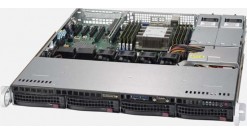Серверная платформа Supermicro AS-1013S-MTR 1U Single Socket SP3 AMD EPYC , 8xDDR4, 4x3.5" HDD, 2xGbE, IPMI, 2x400W