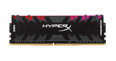 Модуль памяти Kingston 8GB DDR4 2933 DIMM XMP HyperX Predator Black RGB Gaming Memory HX429C15PB3A/8 Non-ECC, CL15, 1.35V, RTL