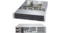 Корпус Supermicro CSE-826BAC4-R1K23LPB 2U, 2x1200W, 12x3.5""HDD (Up to 4 NVMe), SAS3 (12Gbps)