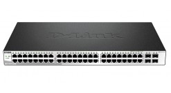 Коммутатор D-Link DGS-1210-52/ME/A1 управляемый, монтируемый в 19"" стойку, порты 1000Base-T(Gigabit Ethernet): 48 шт.