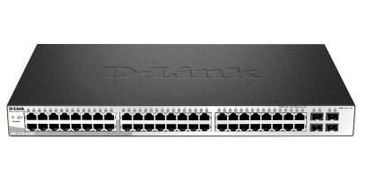 Коммутатор D-Link DGS-1210-52/ME/A1 управляемый, монтируемый в 19"" стойку, порты 1000Base-T(Gigabit Ethernet): 48 шт.