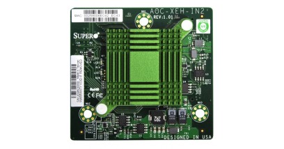 Сетевой адаптер Supermicro AOC-XEH-iN2 - Dual-Port, 10-Gigabit Ethernet Adapter Cards for SuperBlade