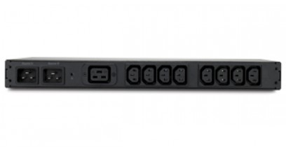 APC Rack ATS, 230V, 16A, C20 in, (8) C13 (1) C19 out (new release AP7723)