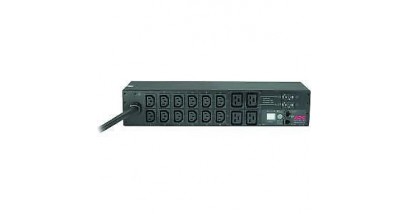Блок распределения питания APC AP7822B Rack PDU, Metered, 2U, 230V, 32A, output: (12) IEC 320 C13 & (4) IEC 320 C19, input: IEC 309 32A 2P+E, 3,66m power cord