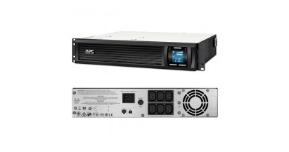 APC Smart-UPS C 2000VA/1300W 2U RackMount, 230V, Line-Interactive, Out: 220-240V 6xC13, LCD, Gray, 1 year warranty, No CD/cables