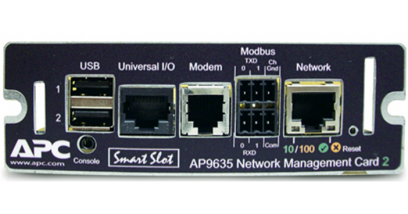 APC UPS Network Management Card 2 w/ Environmental Monitoring, Out of Band Access and Modbus