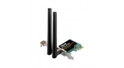 Сетевой адаптер Asus WiFi Adapter PCI-E PCE-AC51 (PCI-Ex1, Dual-band (2.4GHz/5GHz), WLAN 750Mps, 802.11ac, +LowProfile) 2x ext Antenna