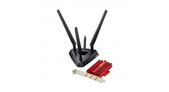 Сетевой адаптер Asus WiFi Adapter PCI-E PCE-AC68 (PCI-Ex1, Dual-band (2.4GHz/5GHz), WLAN 1.3Gbps, 802.11ac, +LowProfile) 3x ext Antenna