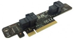 Сетевой адаптер Asus для подключения 2.5'' NVMe SSD к шине PCIe, PCIE-NVME2