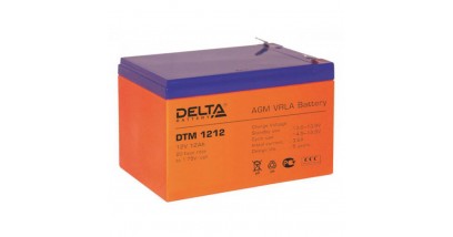 Батарея Delta DTM 1212 Battary replacement APC RBC4,RBC6, 12V, 12ah, 151мм/98мм/101мм