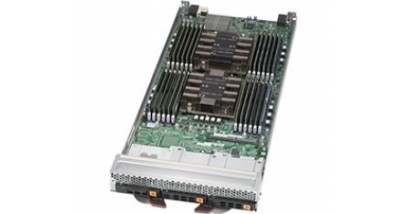 Блейд сервер Supermicro SBI-6129P-T3N Blade module 2xLGA3647, Intel C622, 24xDDR4 LP, 2x2.5"" SAS3/SATA/NVMe + 1x2.5"" SAS3/SATA, Broadcom 3108 HW RAID, 2x10GbE, IPMI 2.0