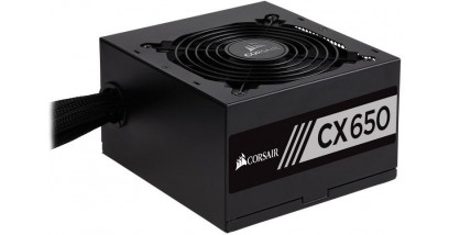 Блок питания Corsair CX650 (ATX v2.4, 650W, Active PFC, 120mm Fan, 80 Plus Bronze) [CP-9020122-EU] Retail
