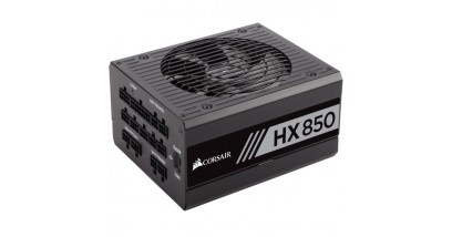 Блок питания Corsair HX850 (ATX v2.4, 850W, Active PFC, 135mm Fan, 80 Plus Platinum) [CP-9020138-EU] Retail