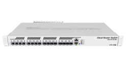 Маршрутизатор MikroTik CRS317-1G-16S+RM Switch.1U 19"" Rack Mount. Ethernet 1x 10/100/1000 + 16x SFP+. Console