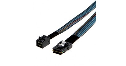 Кабель Cable, U.2 Enabler, HD (SFF8643) -to- OCuLink (SFF8612), 1m, Used with Supermicro & Intel systems use OCuLink on the backplane