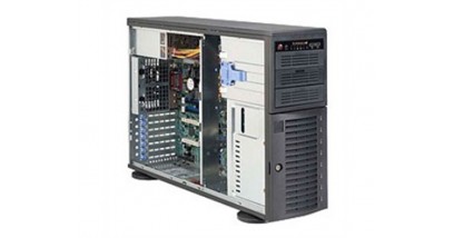 Корпус серверный Case Supermicro CSE-743I-665B (Black) 4U, Rack, 2x4-Fix, 2x 5.25""Drive Bays, 665W