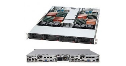 Корпус серверный Case Supermicro CSE-808T-780B (Black) 1U, Rack, 2*3.5""SAS/SATA (hsw), 780W