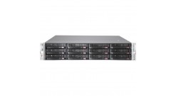 Корпус Supermicro CSE-826BE2C-R920WB - 2U, 2x920W, 12x3.5""HDD, Dual SAS3 (12Gbps) expanders, WIO
