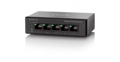 Коммутатор Cisco SB SF110D-05-EU, 5-Port 10/100 Desktop Switch