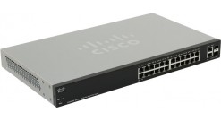 Коммутатор Cisco SB SF220-24P-K9-EU, 24-Port 10/100 PoE Smart Plus Switch..