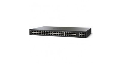 Коммутатор Cisco SB SF220-48P-K9-EU, 48-Port 10/100 PoE Smart Plus Switch