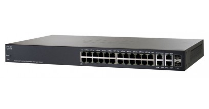 Коммутатор Cisco SB SG300-28PP-K9-EU, 28-Port Gigabit PoE+ Managed Switch