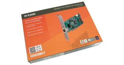 Сетевой адаптер D-Link DGE-528T, PCI, 10/100/1000Mbps Gigabit Ethernet UTP NIC, 32-bit
