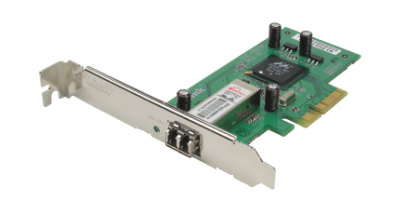 Сетевой адаптер D-Link DGE-560SX, PCI-Express X4, 1000BASE-SX(LC), Full-Duplex