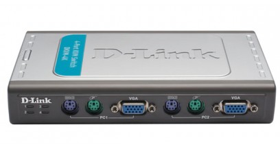 Переключатель KVM D-Link DKVM-4K 4xPC port (DKVM-4K/B1A) D-Link DKVM-4K, 4-port KVM switch, PS/2, KVM Cable x 2