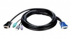 D-Link KVM-402, KVM 4-in-1 cable, 3m