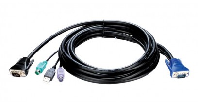 D-Link KVM-402, KVM 4-in-1 cable, 3m