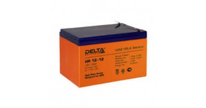Delta серии HR 12-12 (12 А\ч, 12В) cвинцово- кислотный аккумулятор