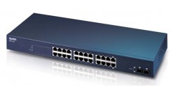 Коммутатор Zyxel GS-1124A 24-портовый Gigabit Ethernet с 24 разъемами RJ-45 из к..