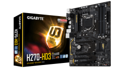 Материнская плата Gigabyte GA-H270-HD3 Socket 1151, intel H270, 4*DDR4 2400, D-Sub, DVI-D, HDMI