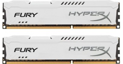 Модуль памяти Kingston 32GB 3200MHz DDR4 CL18 DIMM (Kit of 2) HyperX FURY White