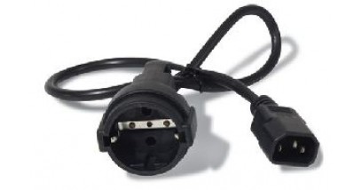 Кабель Powercom SCUT IEC-320 C14 to Socket Type-F 250V 10A