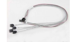 Кабель Supermicro CBL-SAST-0641 - 45cm SATA cable straight to right angle 30AWG..